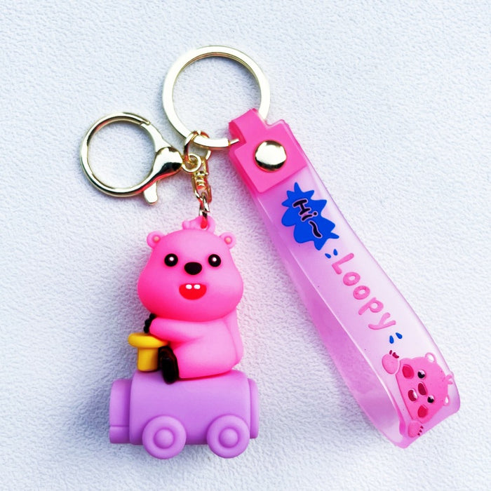 Wholesale PVC Cute Cartoon Doll Keychain JDC-KC-WuYi071