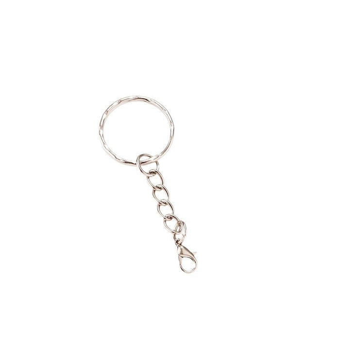 Wholesale Metal key ring with chain jewelry pendant handmade key chain pendant