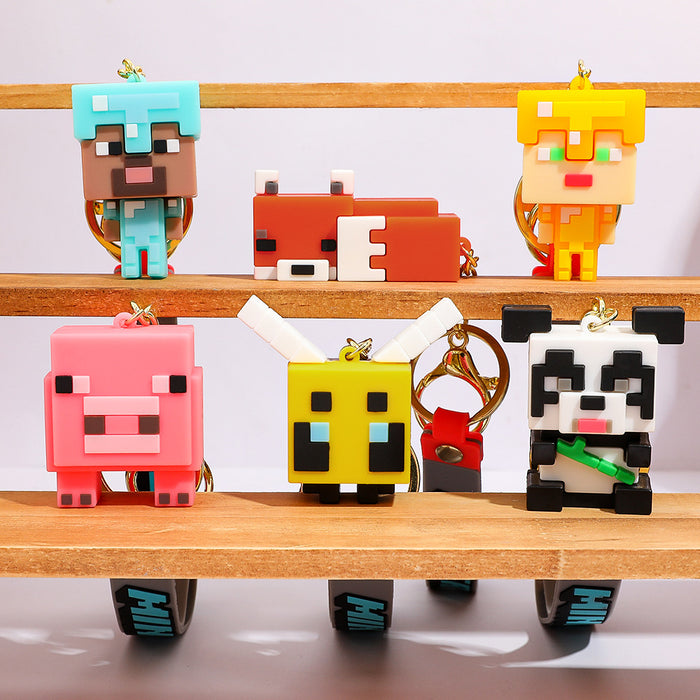 Wholesale Cartoon silicone keychain pendant