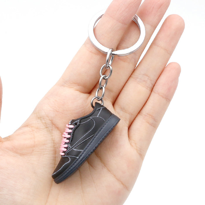 Wholesale PVC Basketball Shoe Model Keychain JDC-KC-QLPing013