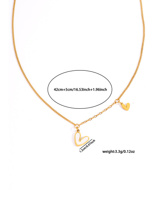 Wholesale Fade-Resistant Sweater Chain — Niche,  Light Luxury  and Sophisticated Titanium Steel Necklace