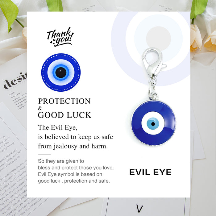 Wholesale PROTECTION GOOD LUCK Diamond-encrusted Evil Eye Keychain
