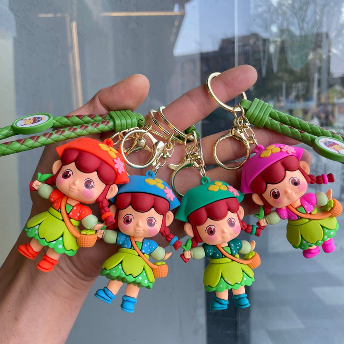 Wholesale Keychain, car keychain, bag, pendant, couple's exquisite small gift, cute doll hanging decoration