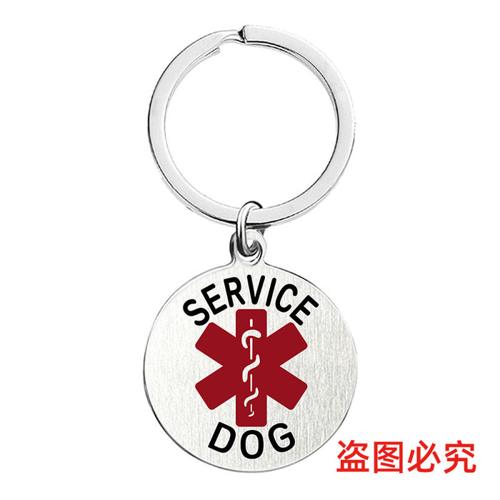 Wholesale Medical Symbol Snake Caduceus Creative Metal Keychains JDC-KC-GangGu055