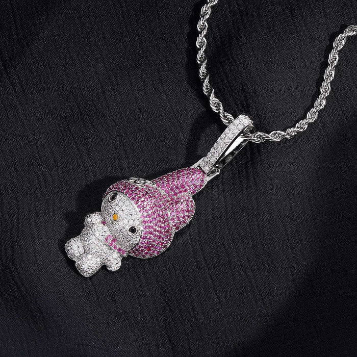 Wholesale Cute Cartoon Character Pendant Necklace for Couples