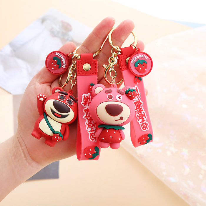 Wholesale Cute Cartoon Soft Rubber Doll Keychain JDC-KC-BoYue003