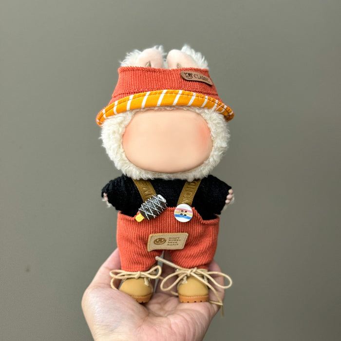Wholesale Only clothes are suitable for 17cm blind box pendant plush doll clothes