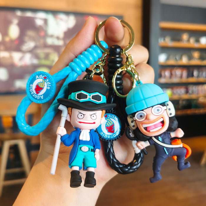 Wholesale Cartoon Doll Rubber Keychain JDC-KC-Tingm021