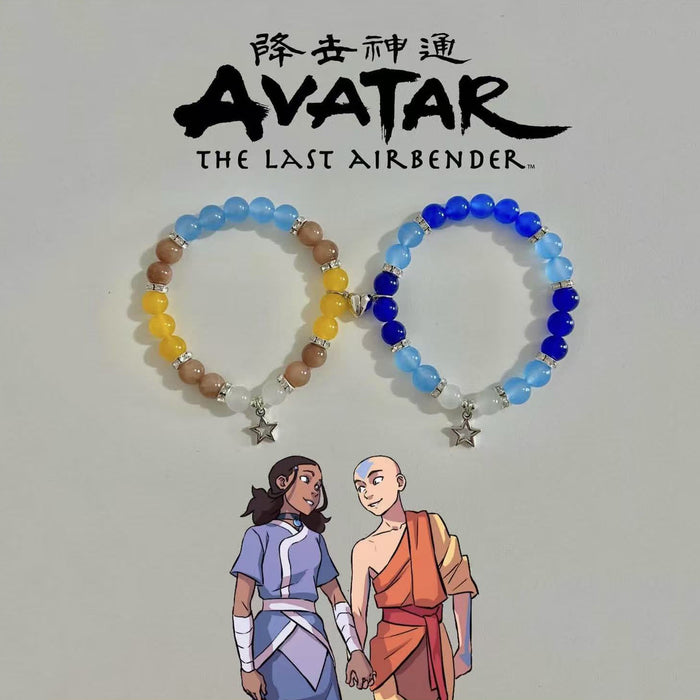 Wholesale bat guitar love butterfly IP love magnetic attraction men and women couples bracelet elastic bracelet