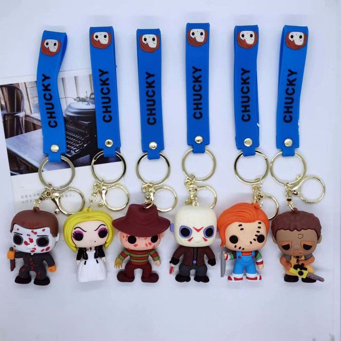 Wholesale Cartoon Christmas Keychain Pendant Car Keychain Accessories Gift