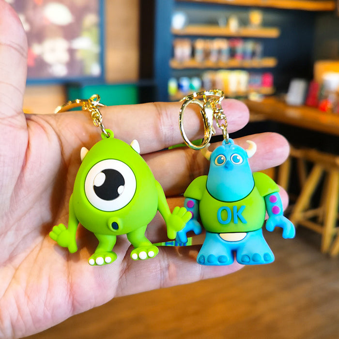 Wholesale Rubber Cartoon Doll Keychain JDC-KC-Tingm175