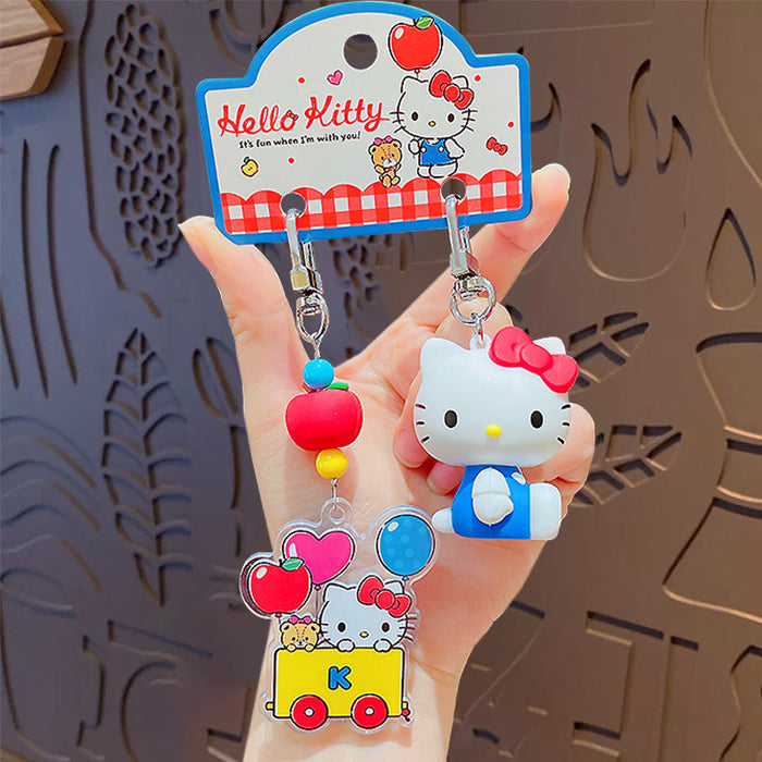 Wholesale Balloon pairing keychain couple backpack pendant small gift keychain