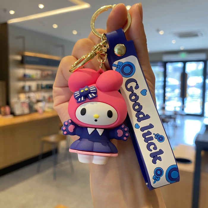 Wholesale Cartoon Silicone Doll Keychain JDC-KC-MingT031