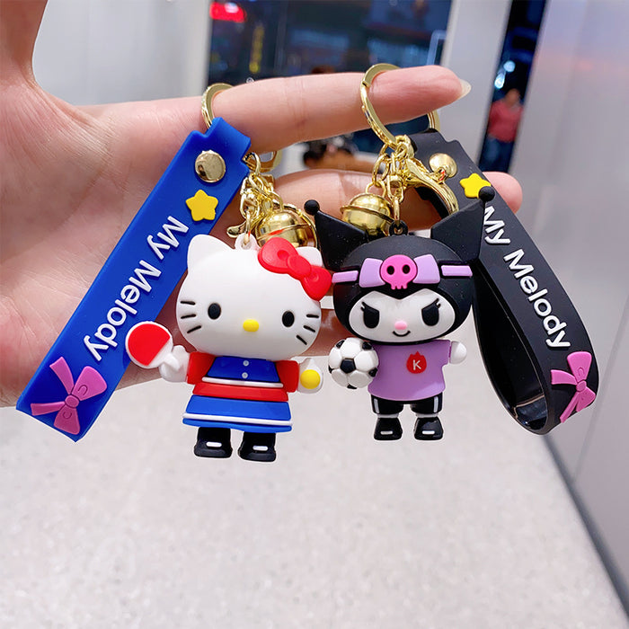 Wholesale PVC Cartoon Doll Keychain JDC-KC-NLu019