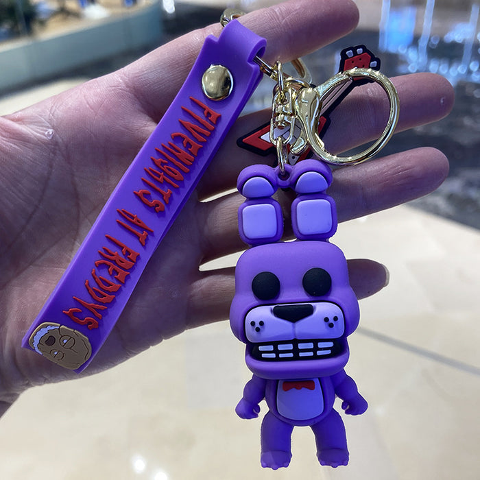 Wholesale Cartoon Doll Silicone Keychain (F) JDC-KC-Chongli011