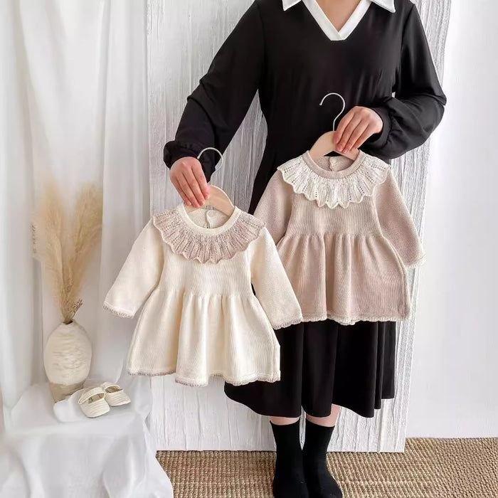 Wholesale Autumn Dress Knitted Sweater Baby Clothes JDC-BC-WeiNiS005