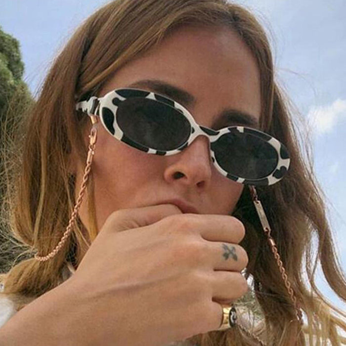 Wholesale Zebra Oval Sunglasses Personalized Sunglasses Women's Style