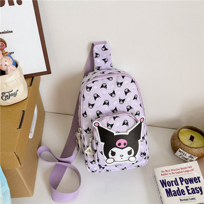 Wholesale Oxford Cloth New Cartoon Print Crossbody Bag JDC-SD-YuanDuo085