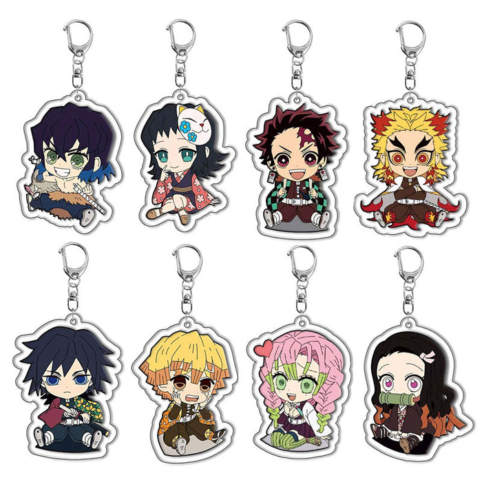 Wholesale Anime character acrylic keychain pendant