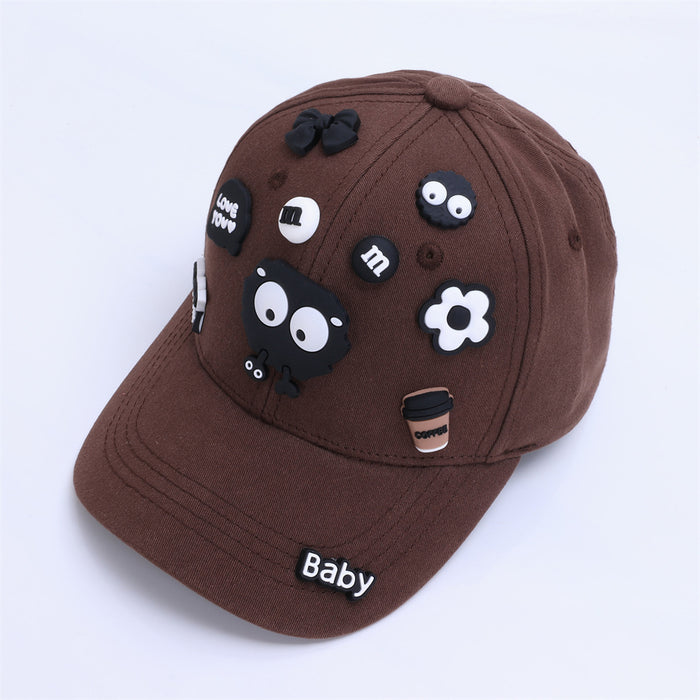 Wholesale Cute Baby Baseball Cap Coal Ball Design Fashion Hip Hop Hat For Kids Boys Girls