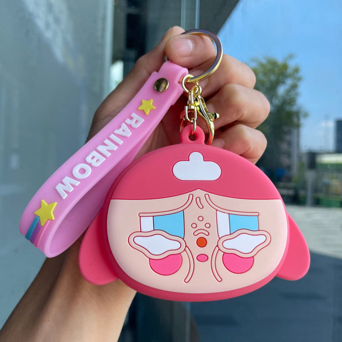 Wholesale Silicone coin purse, couple zipper, coin purse, headphone storage bag, small gift