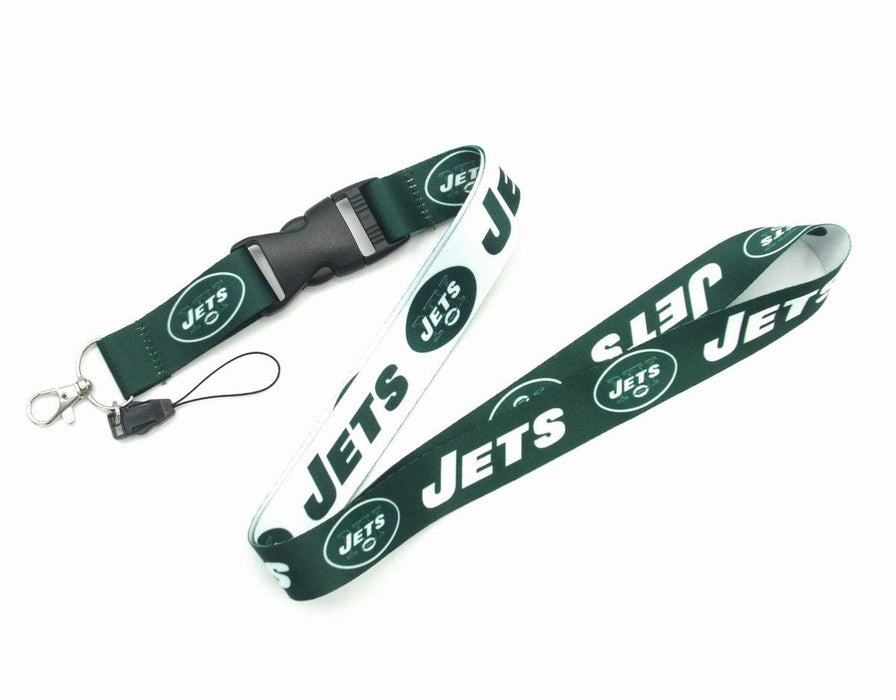 Wholesale Heat transfer rugby team mobile phone sling buckle Lanyard Keychain