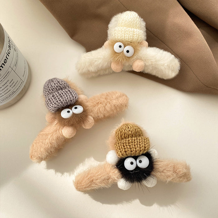 Wholesale Plush Cartoon Cute Hair Clips JDC-HC-Shuy003