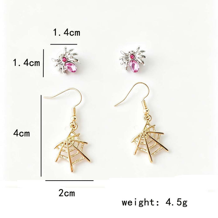 Wholesale  Earrings Set Skull Bat  Pumpkin Cat Stud Earrings Zinc Alloy Party Jewelry Accessory