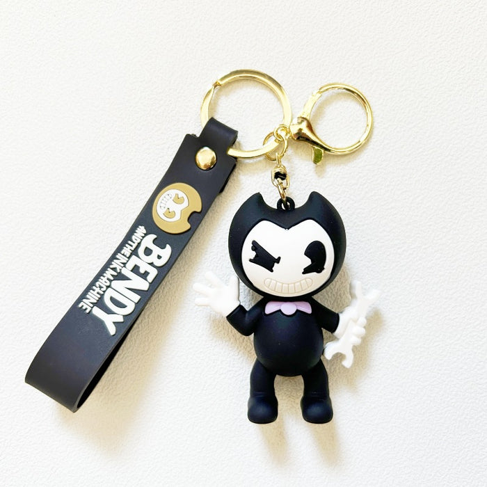 Wholesale Cartoon Dog Doll Silicone Keychain (F) JDC-KC-Chucheng001