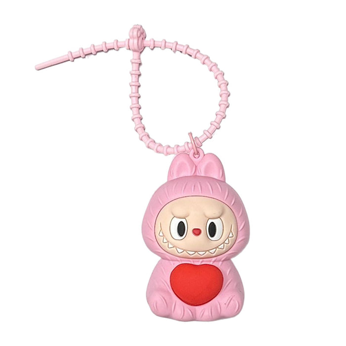 Wholesale Plush plush cloth love key chain schoolbag car key chain