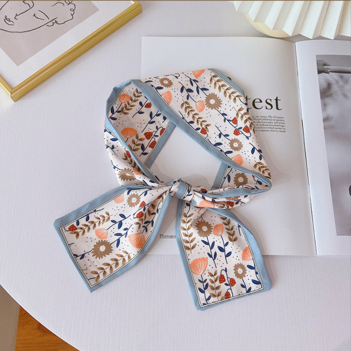 Wholesale Bow Silk Scarf Headband JDC-HS-JunJie001