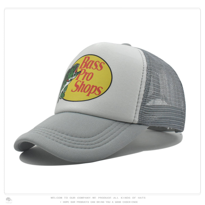 Wholesale Printed baseball cap summer net cap outdoor sunscreen sunshade driver cap