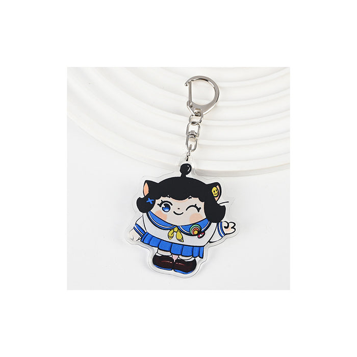 Wholesale Cute Cartoon Acrylic Keychain JDC-KC-XBK005