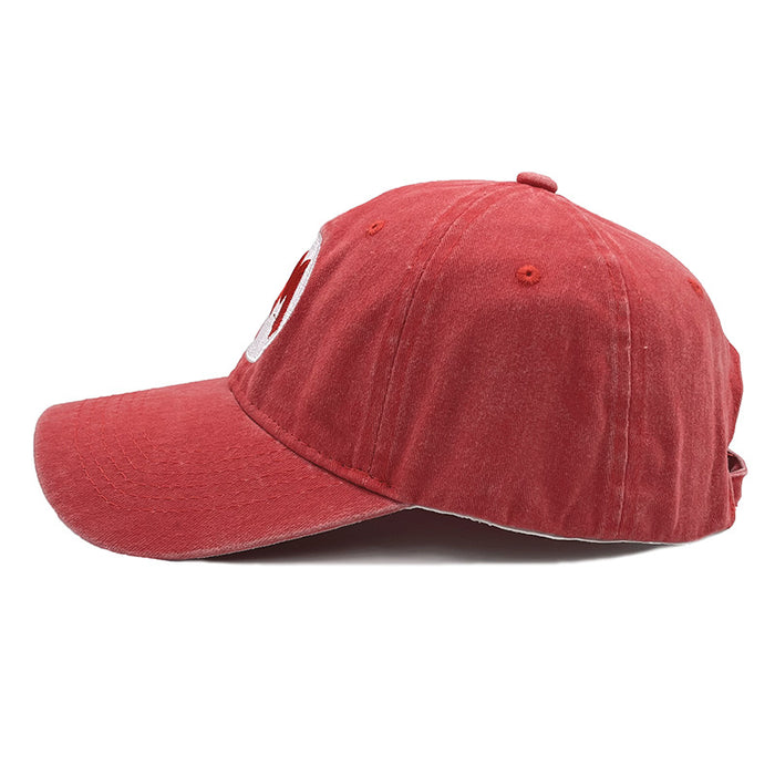 Wholesale Washed Cartoon Casual Hat Embroidered Letters Baseball Cap JDC-FH-AXing039