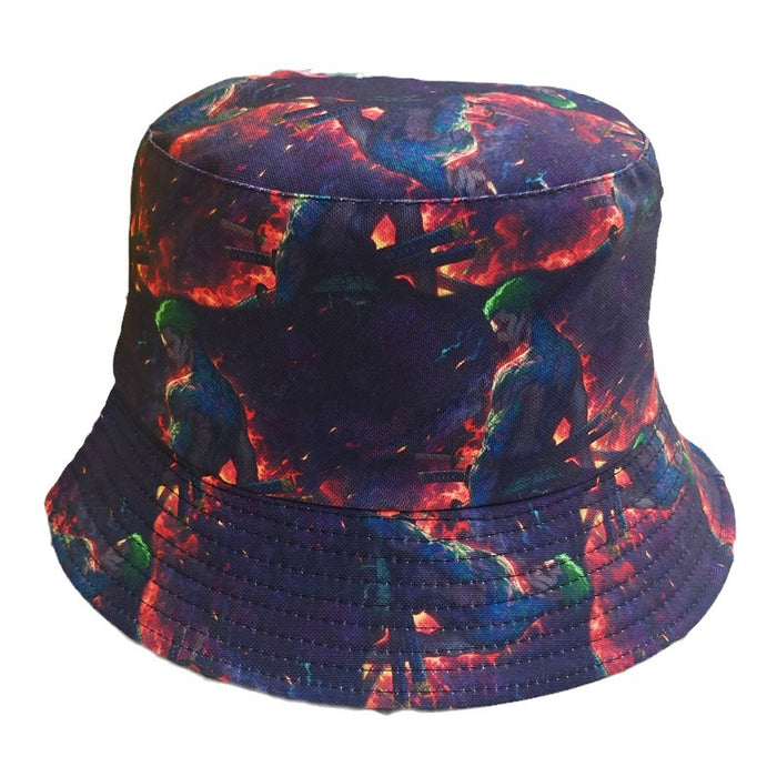 Wholesale Cartoon Print Cotton Bucket Hat JDC-FH-BoD017