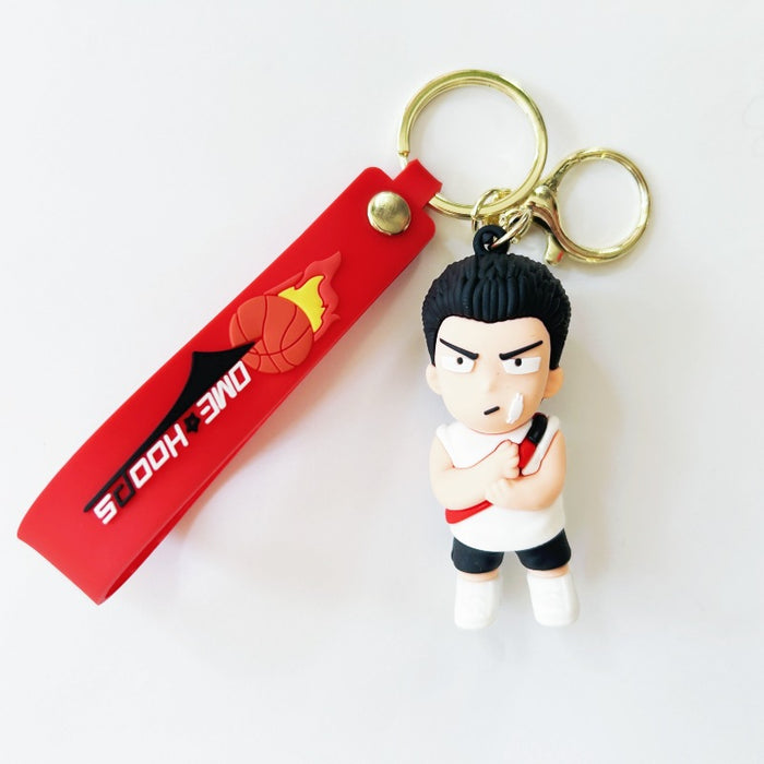 Wholesale PVC Cartoon Football Suit Doll Keychain JDC-KC-WuYi151