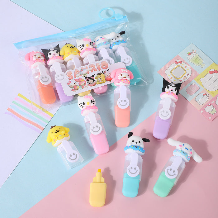 Wholesale Cartoon Mini Ice Cream Cone Highlighters Pen