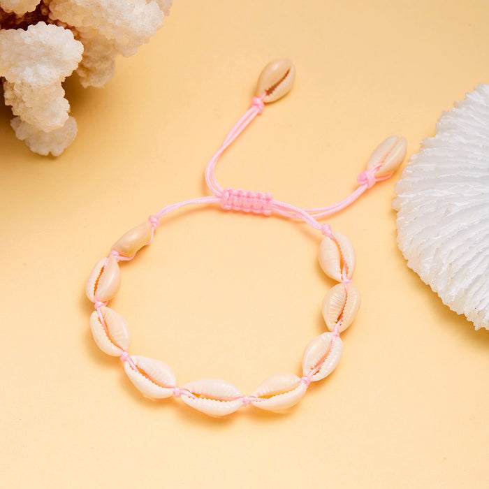 Wholesale Bohemian Sea Star Shell Beaded Bracelet Summer Beach Vacation Jewelry Accessory