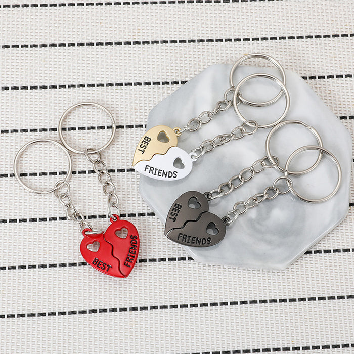 Wholesale Magnetic Heart Stainless Steel Keychain JDC-KC-JinZ008