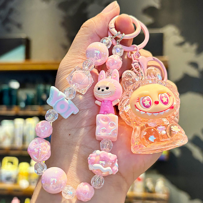 Wholesale Crystal Drift Bottle Keychain Pendant