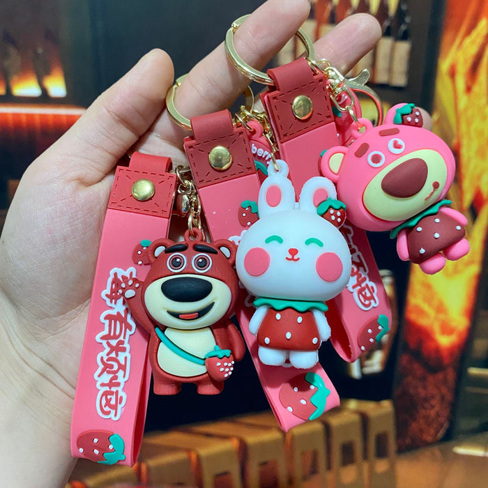 Wholesale Silicone Cartoon Doll Keychain JDC-KC-Shimin003