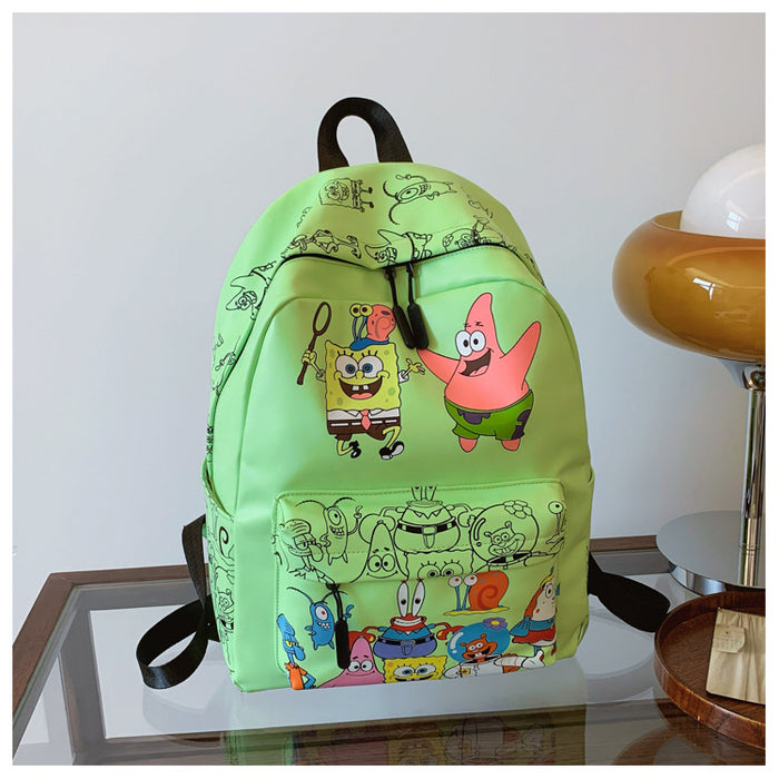 Wholesale casual travel bag printed cartoon school bag cute shoulder bag