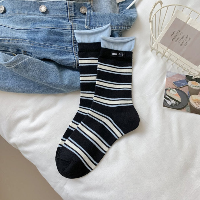 Wholesale Socks pile socks striped socks casual