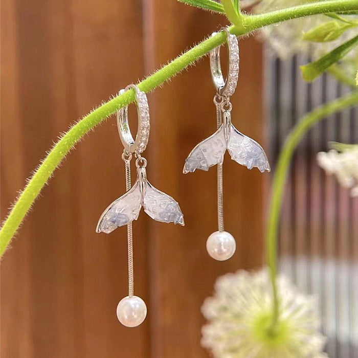 Wholesale Fishtail Beads Tassel Ear Buckle