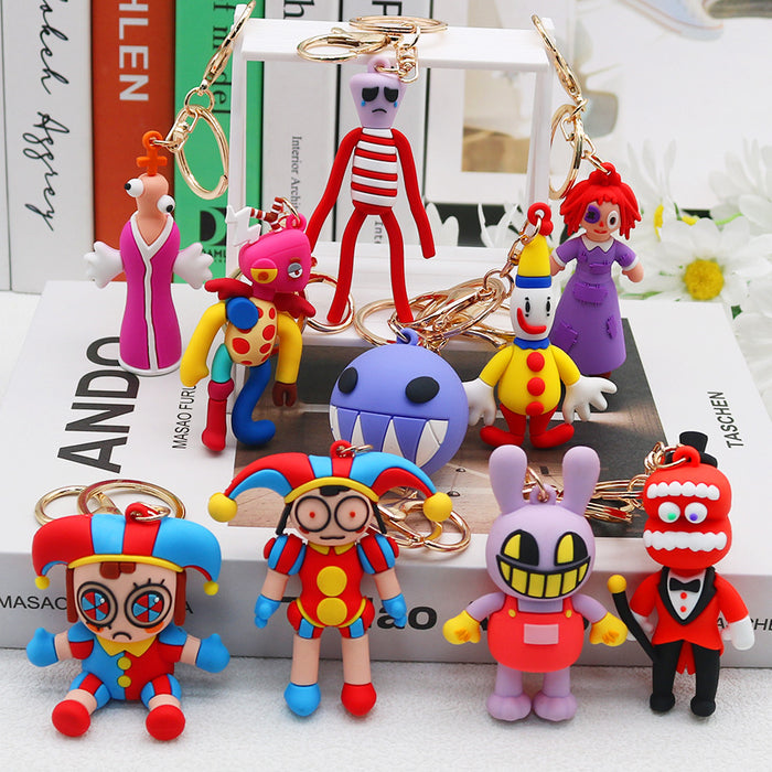 Wholesale Cartoon Game Clown Doll Keychains JDC-KC-HaoAn017