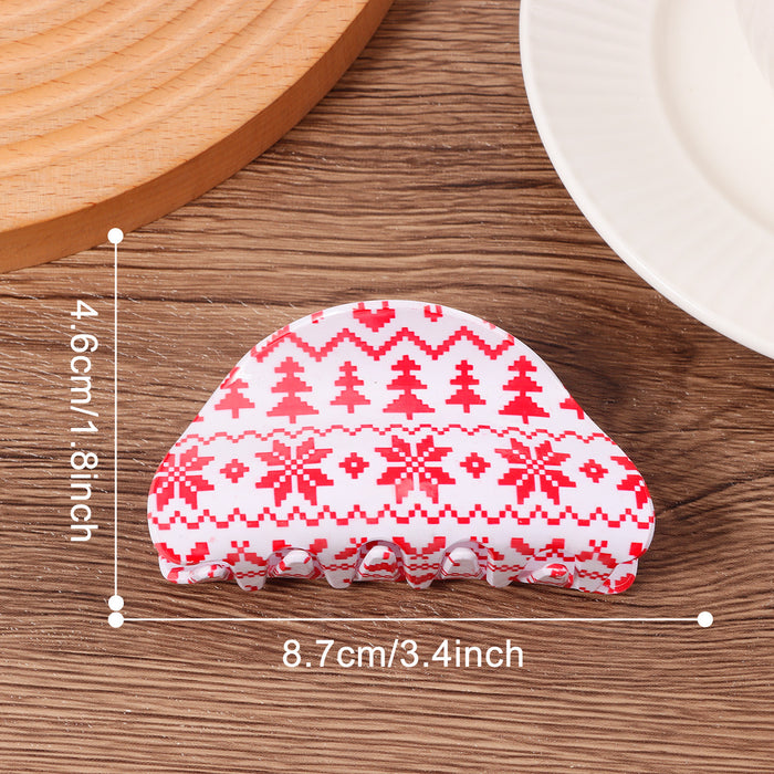 Wholesale Ornament Christmas red grab clip