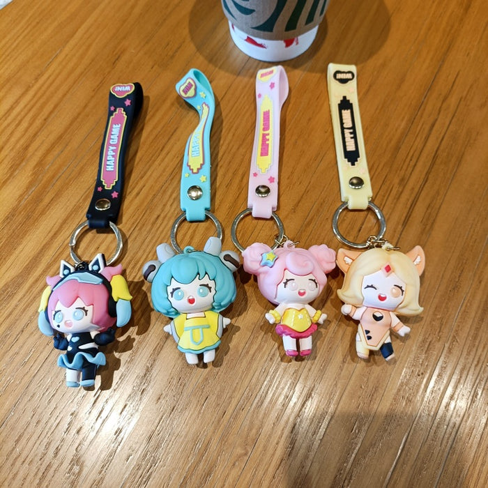 Wholesale Cartoon 3D Doll PVC Keychain JDC-KC-MingT054