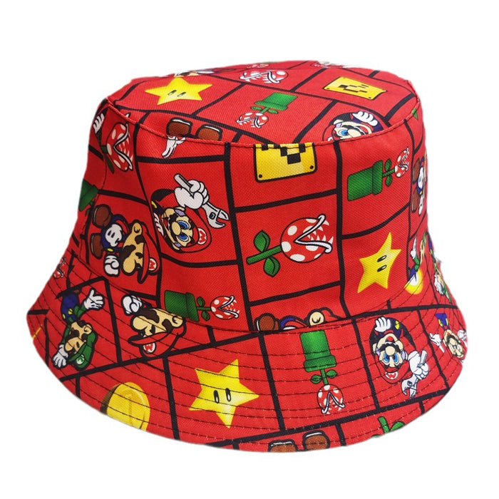 Wholesale Cartoon Print Cotton Bucket Hat JDC-FH-BoD017