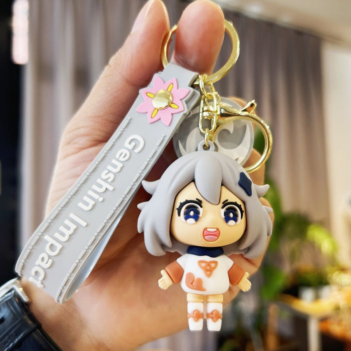 Wholesale Cartoon Doll Silicone Keychains (F) JDC-KC-Chucheng003