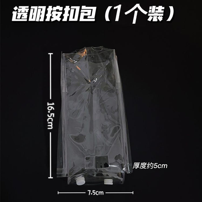 Wholesale Pendant protective cover doll plush dustproof 15cm transparent bag hanging bag